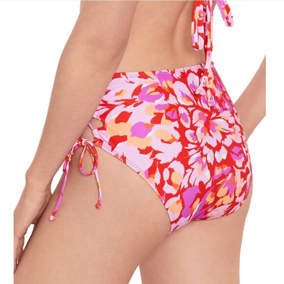 Salt + Cove Juniors' Flutter By Lace High-Waist Bikini Bottoms - Size: XL - NWT - Picture 2 of 11